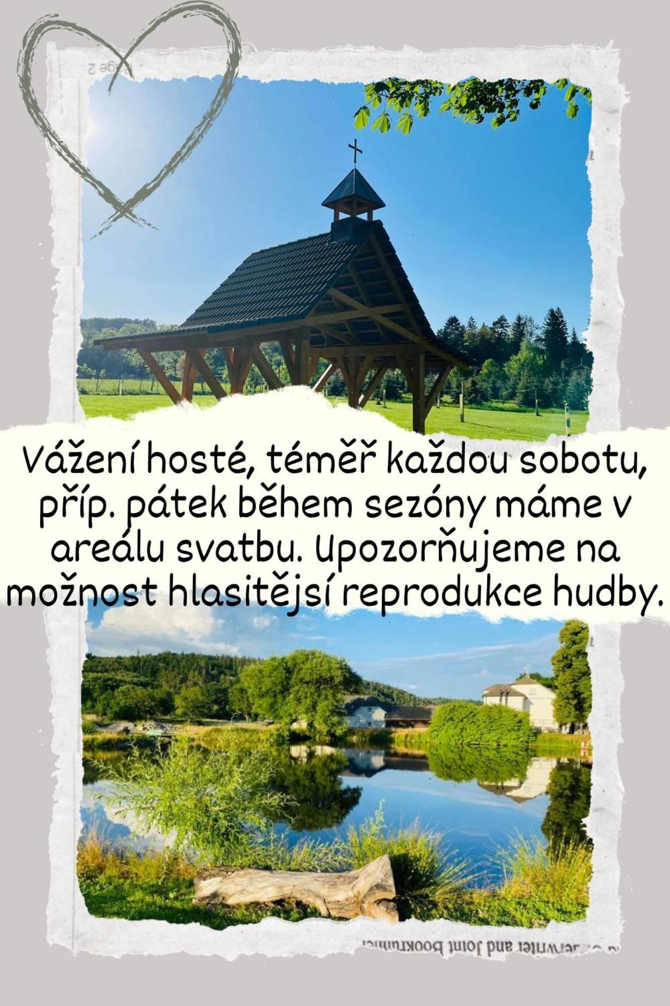 Penzion A Restaurace Belecky Mlyn Pteni Exterior foto